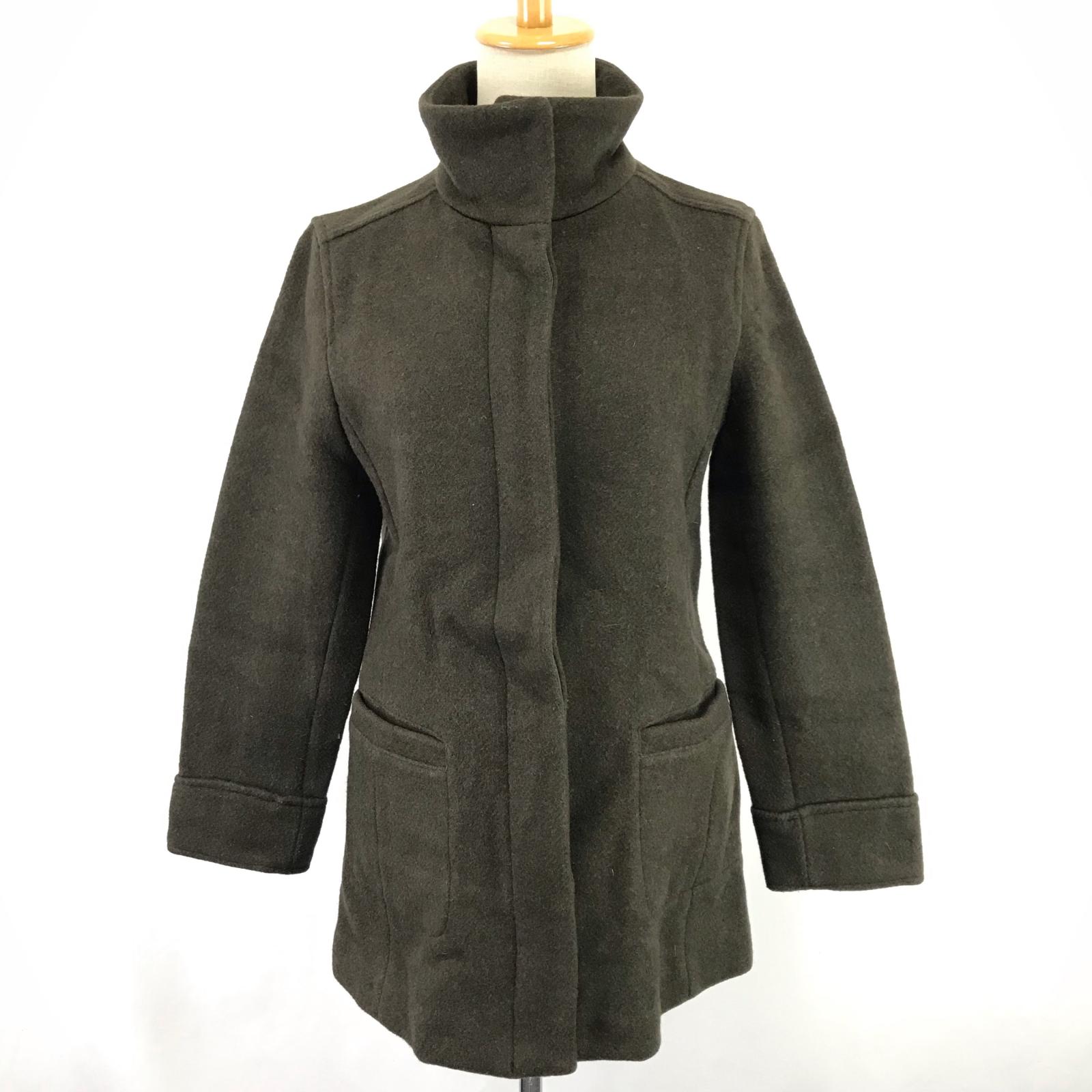 

Сделано в Японии Пальто со скрытой застежкой UNITED ARROWS M Женское Коричневое Розовый лейбл Плотная верхняя одежда(ИСПОЛЬЗОВАЛ)