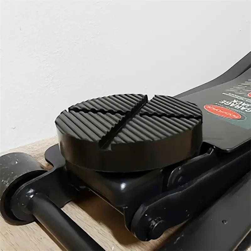 1Pcs Car Jack Rubber Pad Floor Slotted Car Jack Rubber Pad Frame Protector Adapter Jacking Tool Pinch Weld Side Lifting Disk