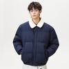 Imitation Lamb Wool Lapel Collar Cotton-padded Clothes for Men and Women's National Tide Brand Winter Leisure Loose Trend New Cotton Jacket