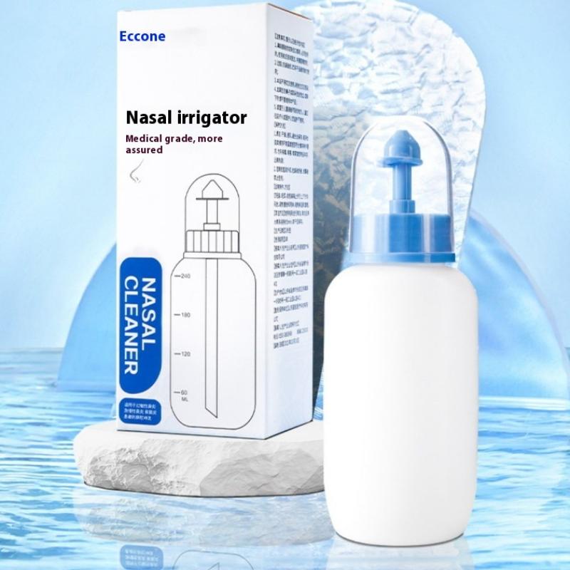 240/250Ml Burun Yıkama Temizleyici Nazal İrrigatör Durulama Şişesi Burun Koruyucu Alerjik Rinit Sinüzit Önleyici Yetişkin Çocuk Neti Potu