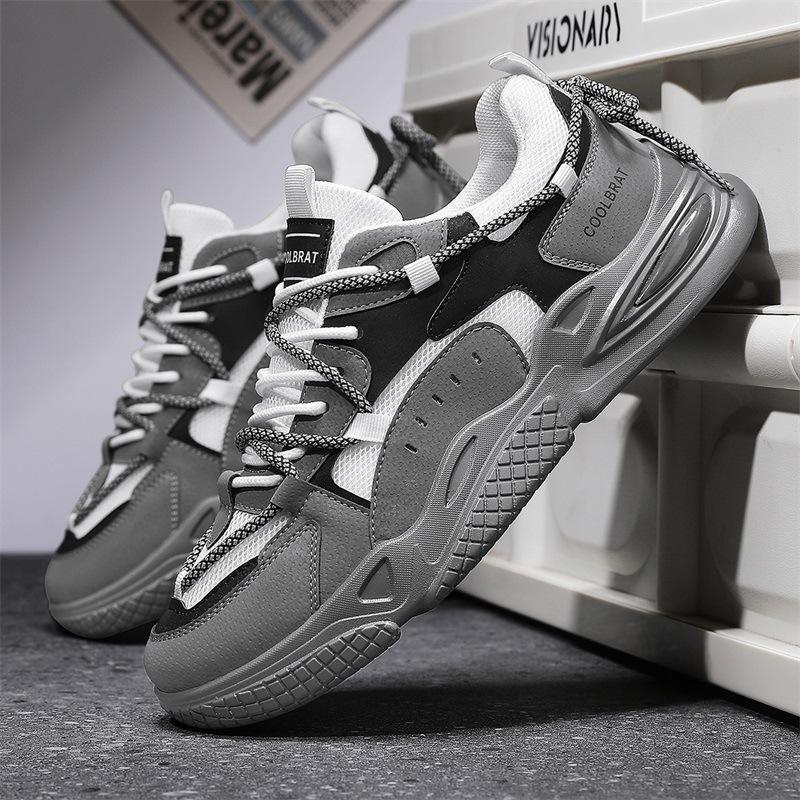 Fashion Spring Summer New 2025 Comfortable Casual Breathable Running Sports Shoes Versatile Height Increasing Men Shoes Casual Sneakers