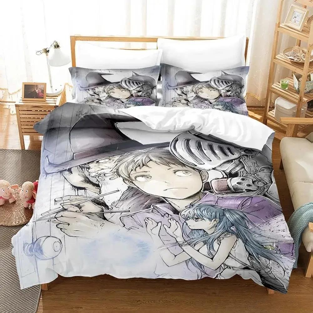 Fashion Handyman Saitou In Another World Bedding Set Cartoon 3D Print Anime Three-Piece Set Adult Kid Bedroom Duvet Cover Sets