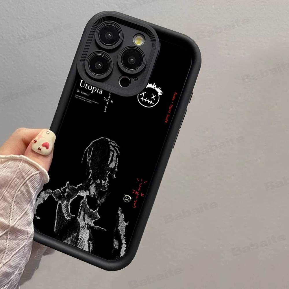 

T-Travis S-ScottS Singer Phone Case For IPhone 17 16 15 14 Plus 13 12 11 Pro Max Silicone Cover iPhone 12 pro