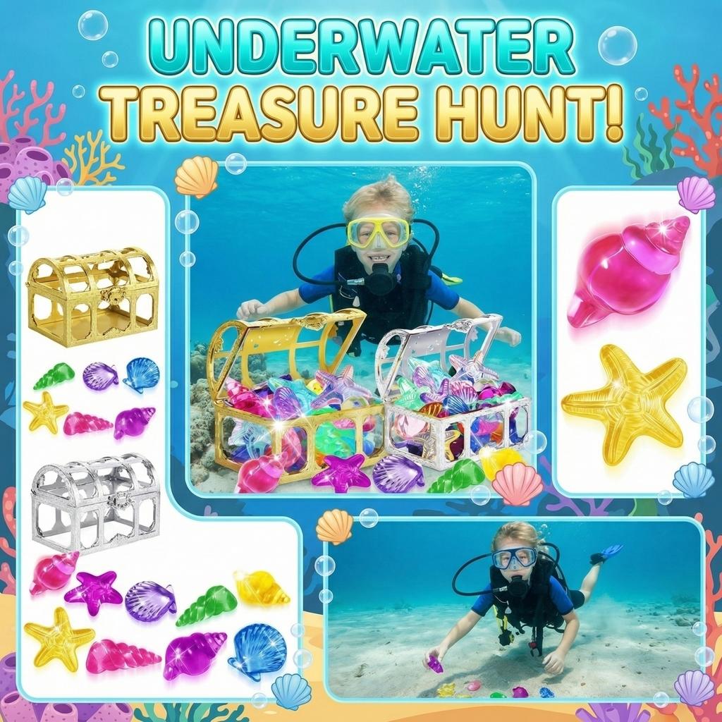 Children's Water Play Toy Set, Interesting Water Toy Set, Including Various Fun Toys