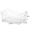Plastic Fridge Storage Box Handles Closet Organizer Convenient Countertop Organizers Shelf  Kitchen
