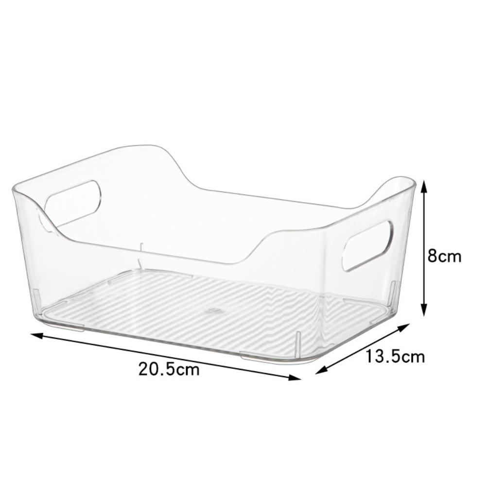 Plastic Fridge Storage Box Handles Closet Organizer Convenient Countertop Organizers Shelf  Kitchen