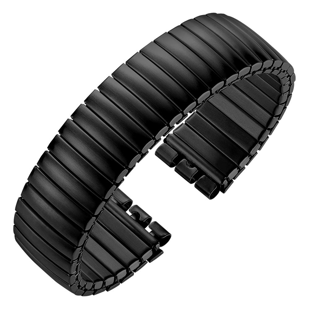 Cinturino per orologio in metallo elastico da 17 mm 20 mm per cinturino orologio Swatch Espansione elasticizzata Cinturino per orologio in acciaio inossidabile Uomo Donna Accessori bracciale