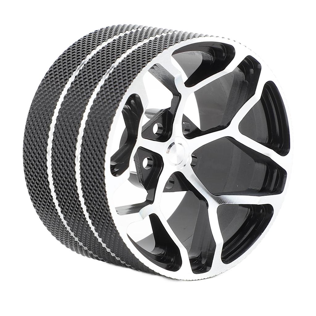 Transmitter Hand Wheel Metal Transmitter Steering Wheel for Futaba for Dumborc for RadioLink for Wfly Black