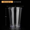 Thickened Crystal Clear Disposable Plastic Cups