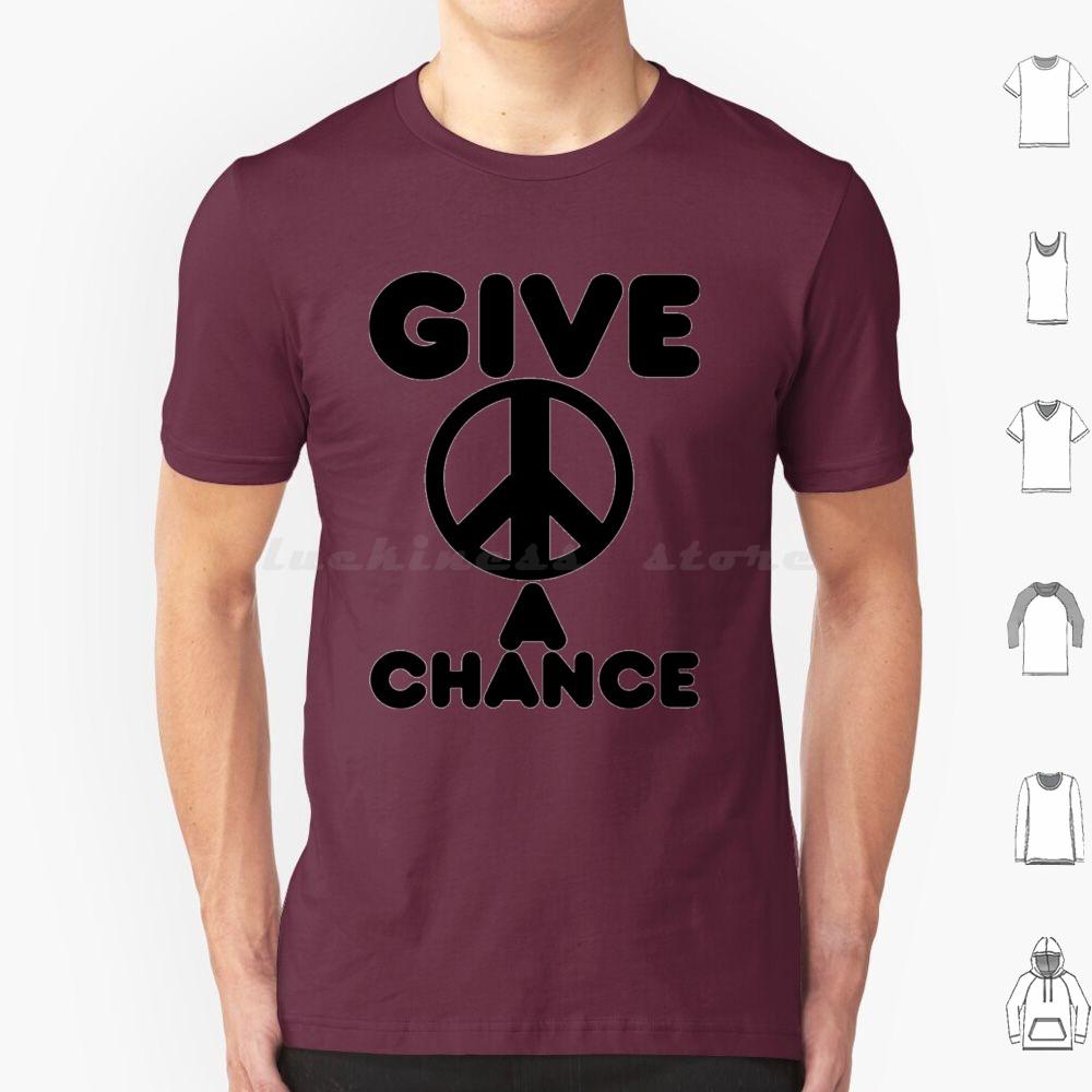 Give Peace A Chance Essential T Shirt Big Size 100 Cotton Yoko Ono Yoko Peace The Music Ono 60s Imagine John Ringo Love 70s