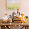 Cute Duck Plush Toy With Pp Cotton Filling For Childrens Gift And Bed Decor