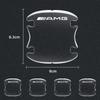 4pcs Transparent Car Door Handle Bowl Protector Film Anti-Scratch Sticker For Mercedes Benz W177 W205 W206 W213 W214 W216 AMG