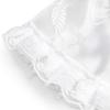 Food made in set for shrine visit baby [Kyoetsu] set, Japan, 2-piece (hat, bib), (white)