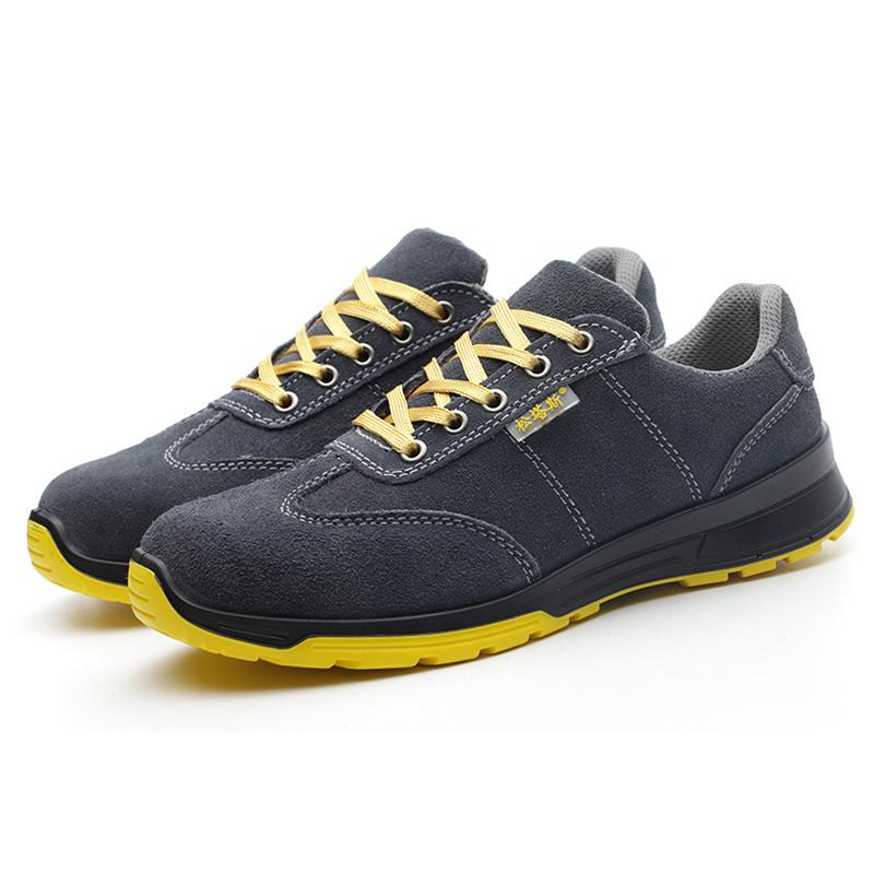 Lightweight Men's Safety Shoes Protective Work Boots For Men Anti-Smashing Safety Boot Breathable Men's Work Shoes Male Footwear