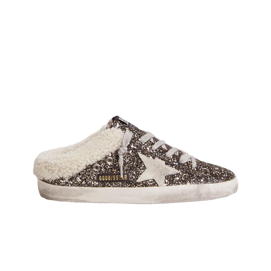 

(ш) Кросівки Golden Goose Superstar Сабо Блискучі З Хутряним Взуттям 36