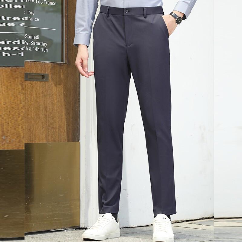 YILITON Men s Four-Way Stretch Straight Leg Dress Pants 6XL
