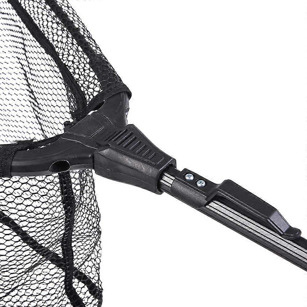 Folding Fish Landing Net Portable Collapsible Triangular Fly Fishing Net