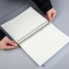 Frosted PP Loose-Leaf Binder Removable Notebook Cover A4/B5/A5 for Office School