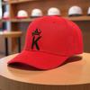 1pc Unisex Retro Sporty Letter K Cap Lightweight Machine Washable For Festivals Skateboarding Daily Wear