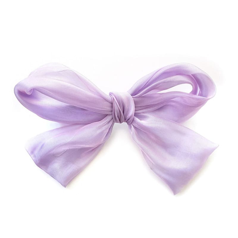 RACOHA SHARR BIG RIBBON Hairpin Chiffon Big Ribbon Hairpin