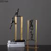 Creative Resin Gymnast Art Sculpture Decoration Desktop Exquisite Crafts Abstract Figure Statue Figurines Home Decoration Modern