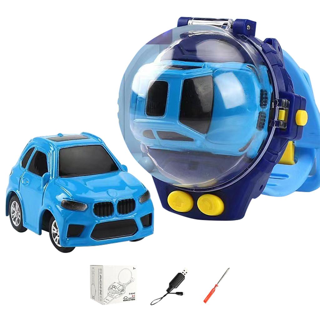 2022 New  Remote Control Car Watch Toys, Watch Car Toys, 2.4 GHz Racing Car Watch With USB Charging Cartoon RC Small Car Gift For Boys And Girls