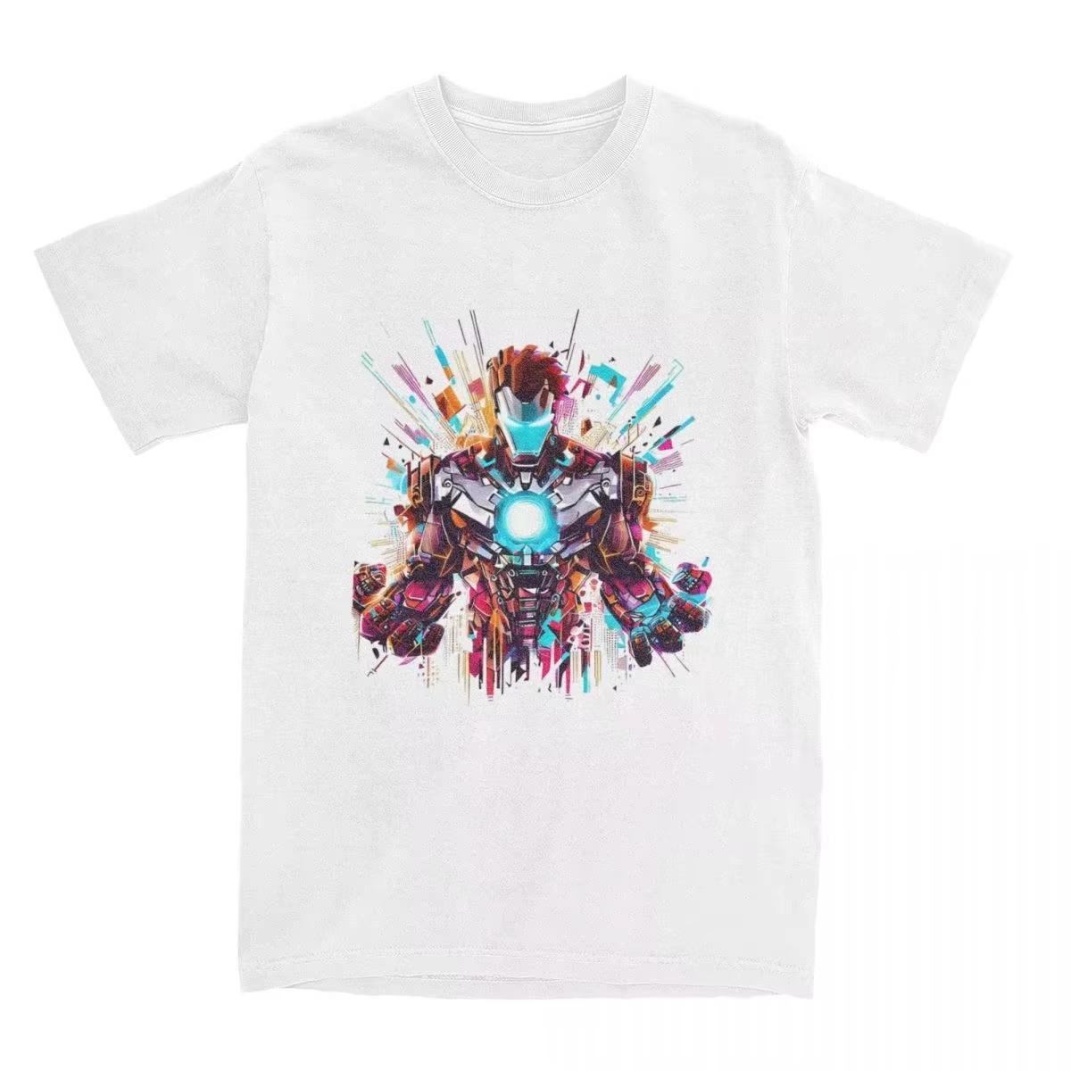 Iron Unisex Hero Tshirt for both Unisex and WOMEN 100 pure cotton summer Unisexs and WOMENs cotton Tshirt Unisexs top Tshirt S