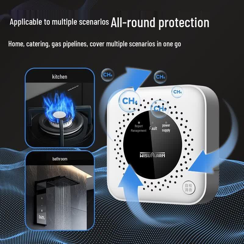 Dahua Smart WIFI Methane Gas Leak Detector CN plug (adapter included)