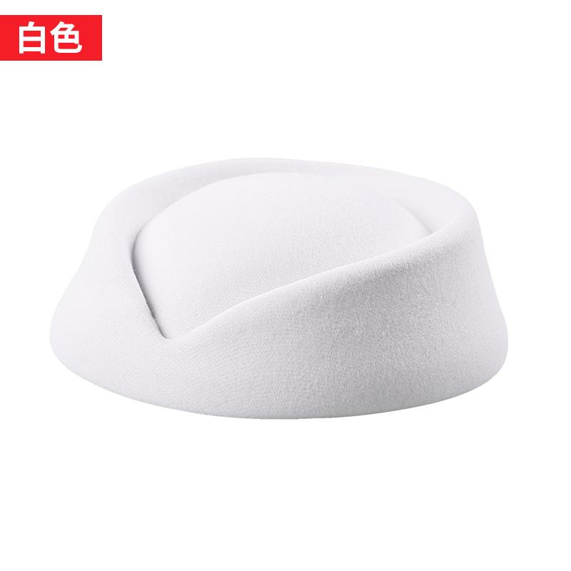 Ladies Flight Attendant Hat Diy Stewardess Hat Women Air Cap Cosplay Hostess Airline Costume Pillboxwom Stage Performance Hat