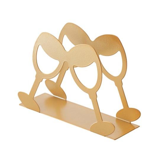 Moderne stående serviet holder til bord Metal serviet dispenser med bestik/vinglas design til køkken Spisestue Restaurant