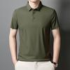 Short Sleeved Polo Shirt Men's Short Sleeved T-shirt Men's Solid Color Short Sleeved Pullover Sweatshirt Simple Polo Shirt Men's Short Sleeved T-shirt