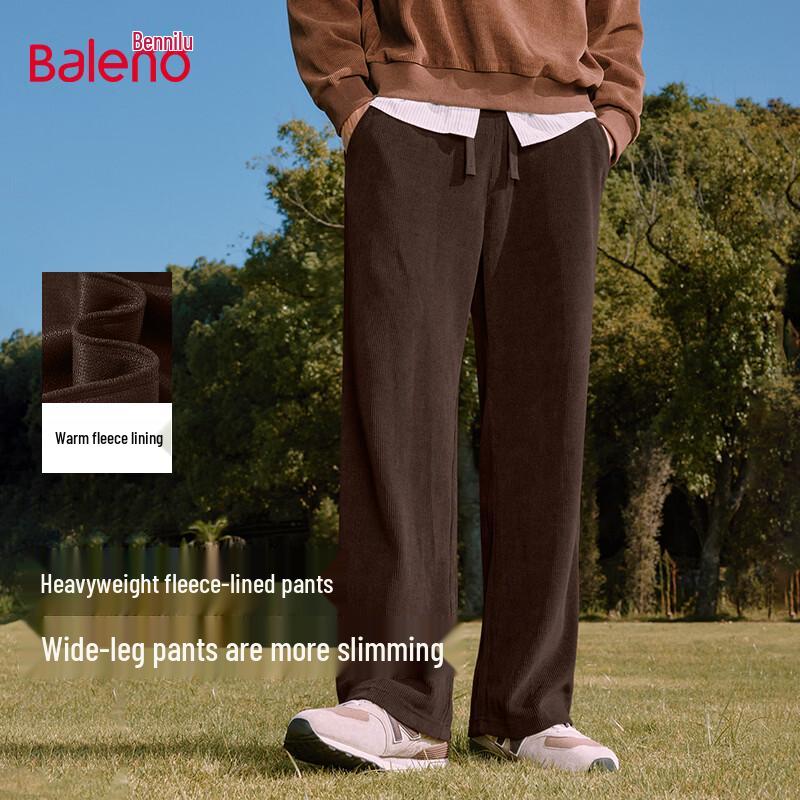

Baleno Men s Loose Fit Wide-Leg Casual Pants 2XL