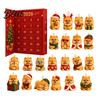 24 Day Calendar Pet Themed Advent 2026 Days Christmas Countdown with Decoration for Dog Fans Pcs Mini 3D Cat Ornaments Holiday Gifts Home