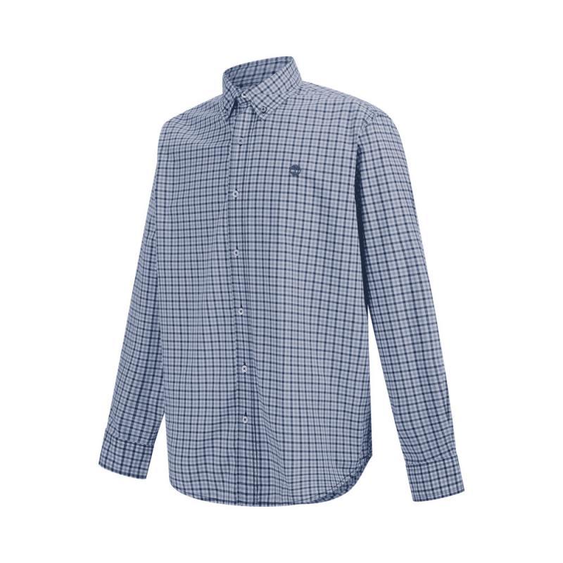 

Timberland Stretch Poplin Comfortable Versatile Skin-Friendly Sports Long Sleeve Shirt Men shirts Light-Blue A691K-G66