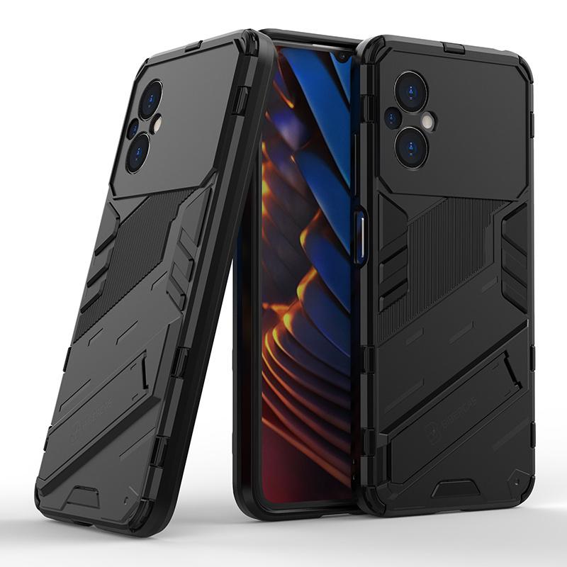 

Для Poco M5 чехол противоударный бронированный магнитный автомобильный держатель задняя крышка для Xiaomi Poco M5 M 5 6.58 подставка защитные чехлы для телефонов For Poco M5 4G чёрный