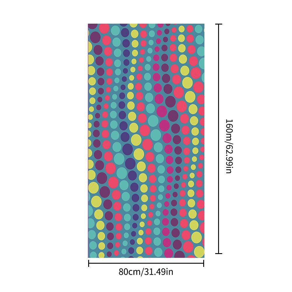 Microvezel Sneldrogende Strandhanddoek, Zandbestendig Waterabsorberende Handdoek, Draagbare Grote Bedrukte Handdoek voor Zwemmen & Vakantie aan Zee
