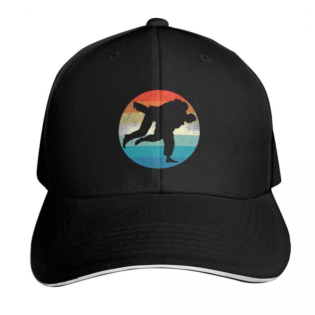 BJJ Brazilian JiuJitsu Retro Vintage Sunset Baseball Cap New In Hat Designer Cap Custom Hat F Womens Unisexs