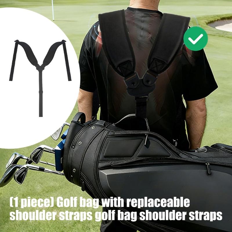 Ergonomiczny Premium Pasek na Ramię do Torby Golfowej Poliestrowa Faktura Odpowiedni do Wygodnego Noszenia i Szybkiego Montażu