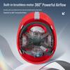3C Certified Fiberglass Safety Helmet with Built-In Fan, Anti-Smash, Breathable for Construction