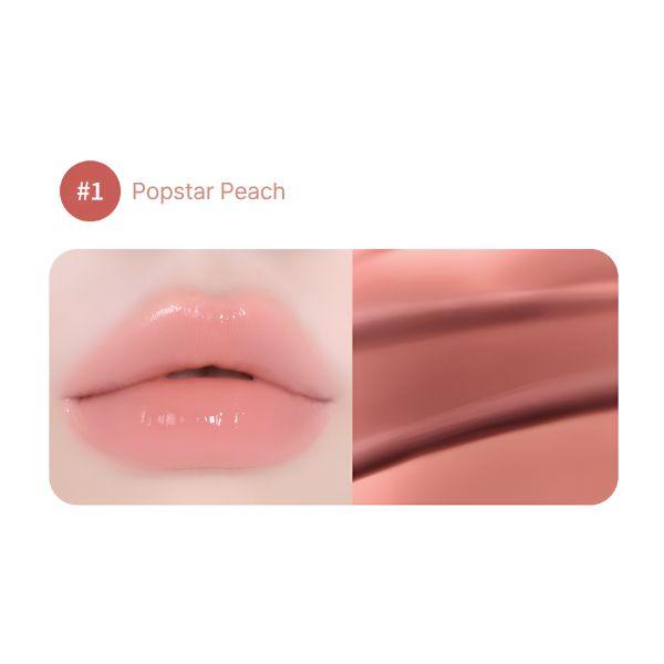 Laneige Juicy Pop Lip Tint Hydrating Glossy Lip Color 4.5g #01 Popstar Peach