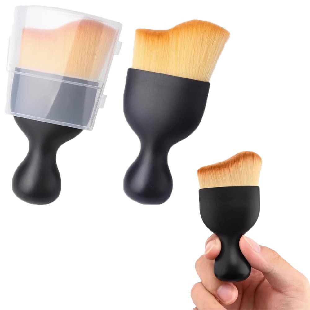 

Набор из 2 черных щеток для удаления пыли с клавиатуры с чехлом для экономичной уборки, чистки ПК, удобный очиститель для стола, антистатическая щетка, инструмент для чистки автомобиля, пыль