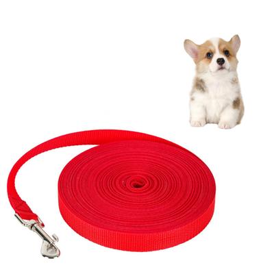 DIZLAS Long Leash 30m 360 Degree Rotating Dog Leash for and Large Training Leash Small, Medium, Dogs, (Red)