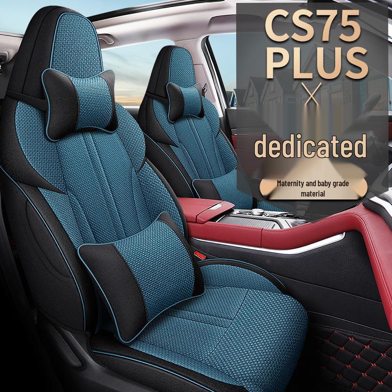 XM Linen Seat Cushion Cover for Changan CS75PLUS - Stylish All-Season Protection
