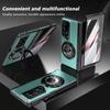 Luxury Business Car Holder Magnetic Case for Honor Magic V2 RS - Anti-drop Anti-fingerprint New Design Inspiration Stand Full Protection Cover