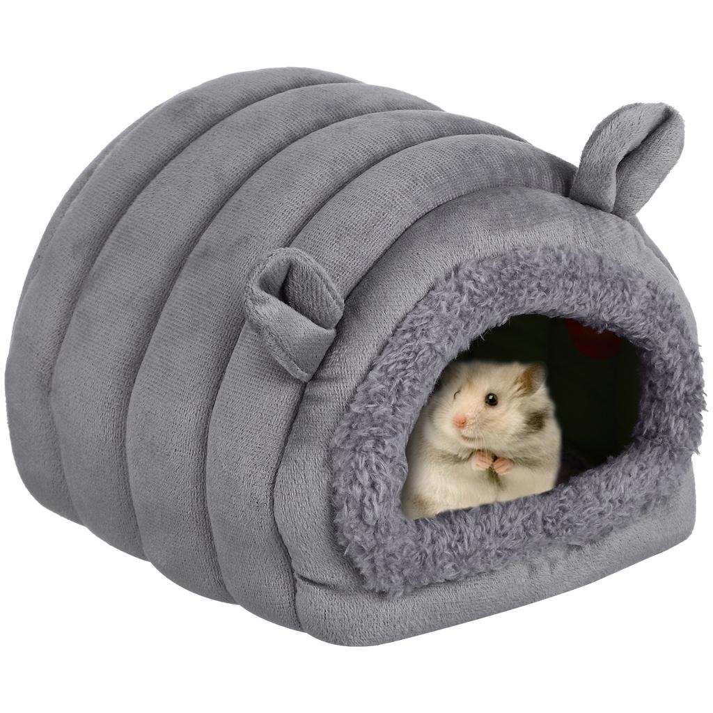 Hamster Bed Hamster Home Small Pet Hiding Place Hut Guinea Pig Hideout Chinchilla House Warm Hamster House Chinchilla Accessory