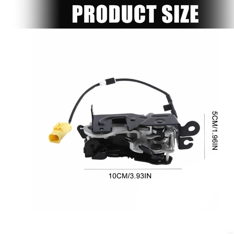 P88C Equivalent Engine Compartment Lock Actuator Left Position Metal Construction Weather Resistant 51237347410