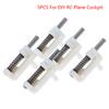 5 Pcs Canopy Lock For Diy Rc Plane Cockpit Hatch Door Fixed Lock Hatch Cover Aircraft Model Accessories