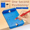 3/4Pcs Non-Electric System Hinge Positioning Tool Hinge Cabinet Door Hinge Jig  35mm Cabinet Hinges