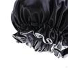 Double Layer Satin Sleep Bonnet Cap Extra Large Hair Night Hat for Women Girls
