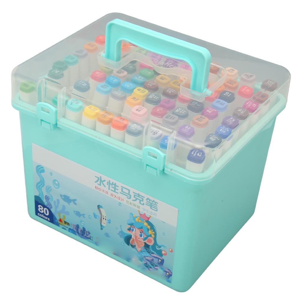 Graffiti Marker Wasserbasiert Doppelkopf Reichhaltige Farben Schnelltrocknend Kartonverpackt Farbmarker für DIY